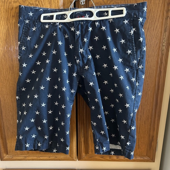 Other - Beverly Hills Polo Club Men's Star-Patterned Blue Shorts